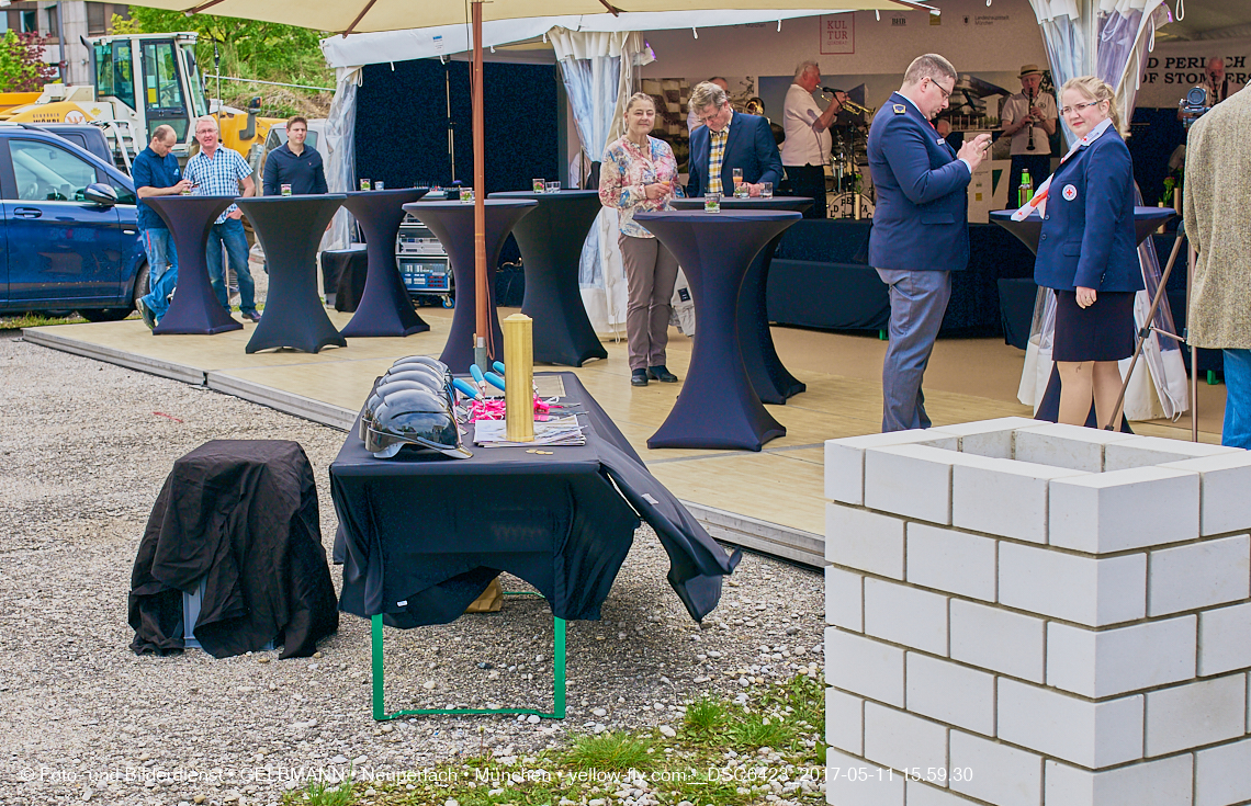 11. Mai 2017 - Grundsteinlegung für die LOGE und dem Kulturquadrat in Neuperlach